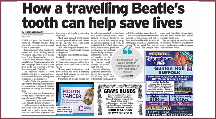 National Mouth Cancer Month Slide 1