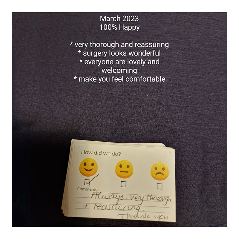 Patient Reviews at Start Smiling Dentist in Essex