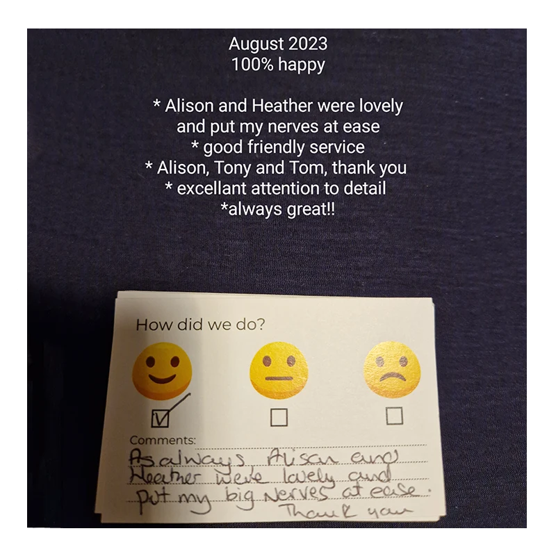 Patient Reviews at Start Smiling Dentist in Essex